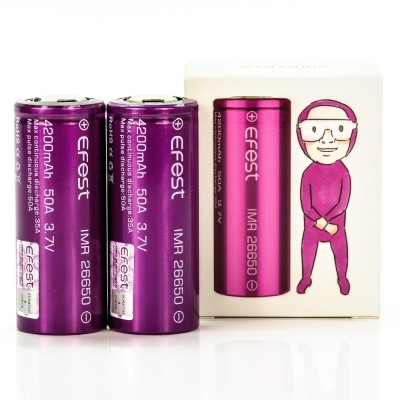 Efest 26650 4200mah batteries 2-Pack